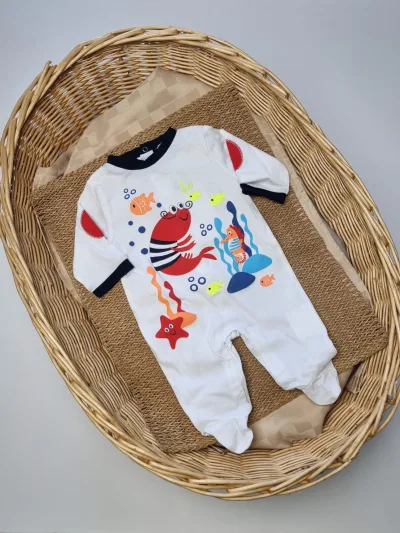 Tuta cotone neonato